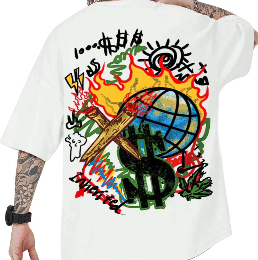 CAMISETA CUELLO REDONDO WORLD ON FIRE