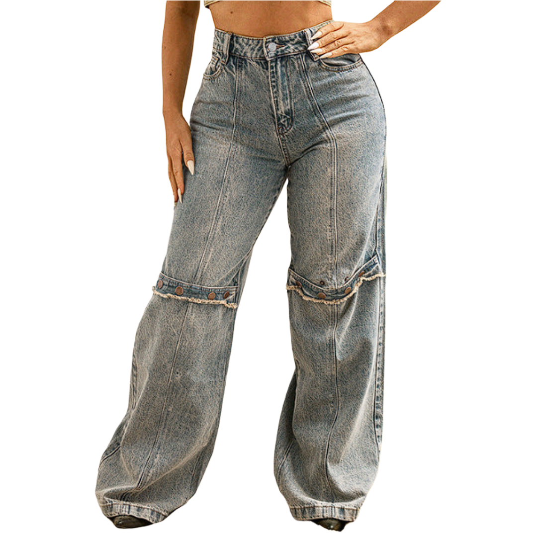 VAQUEROS DE PIERNA ANCHA STREETWEAR