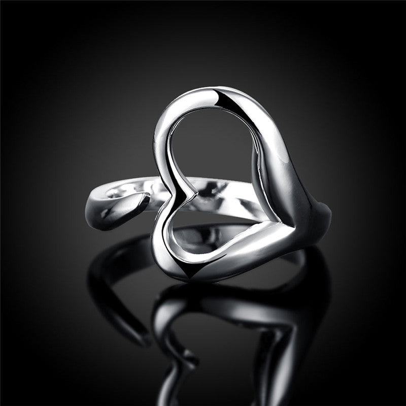 ANILLO CORAZÓN DE PLATA