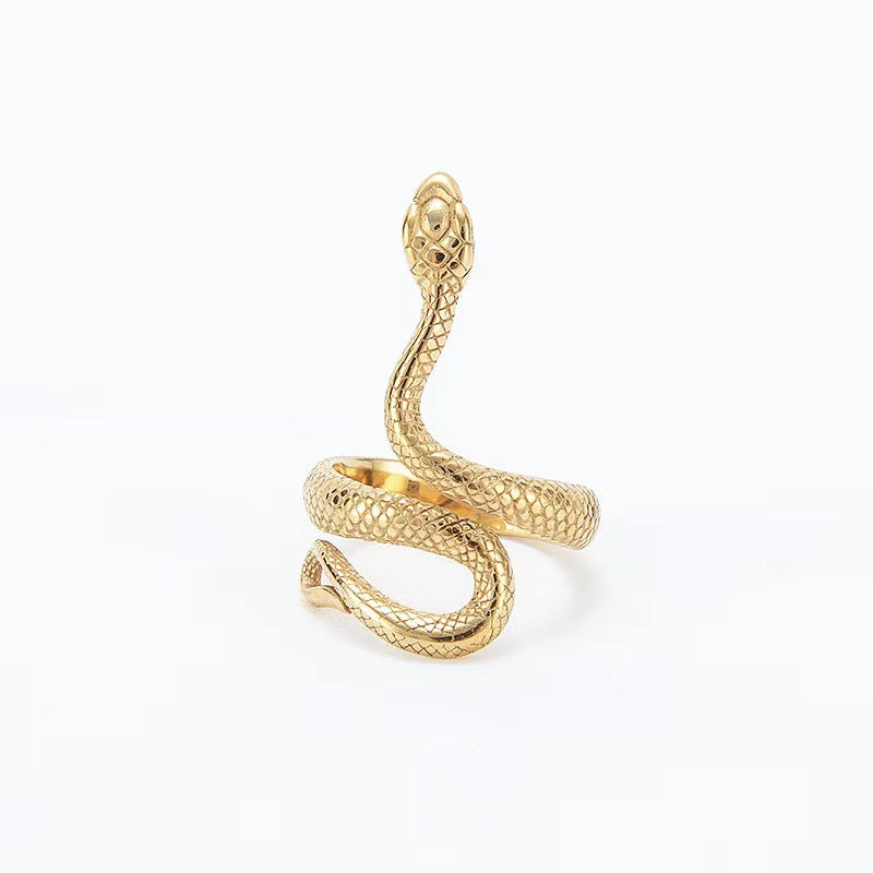 ANILLO SERPIENTE ORO