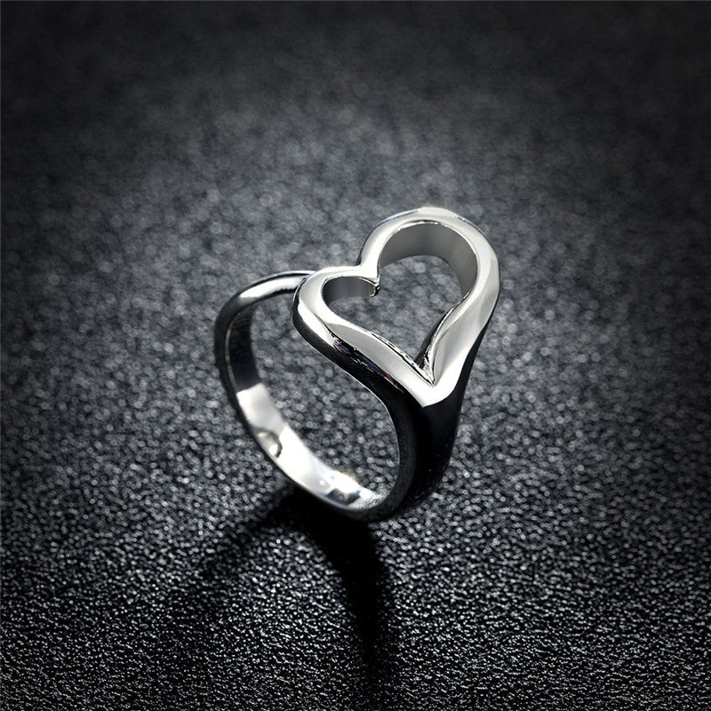 ANILLO CORAZÓN DE PLATA