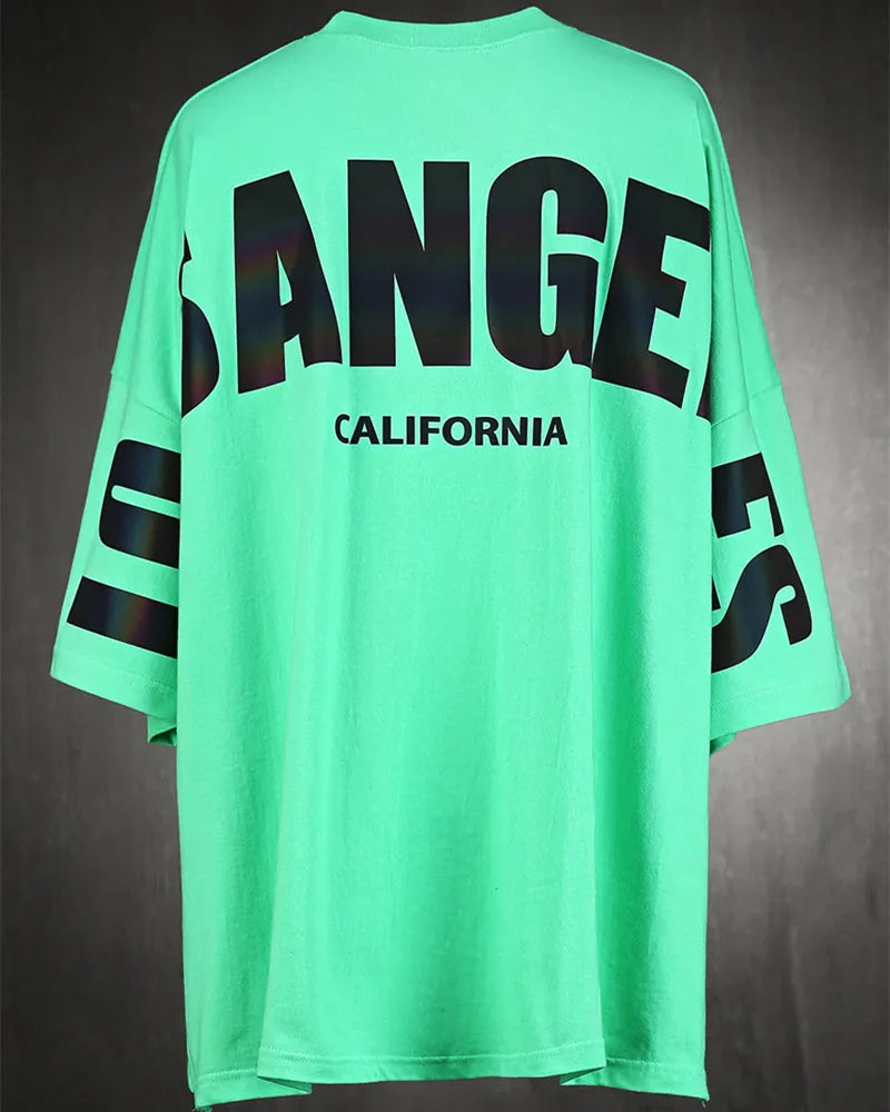 CAMISETA OVERSIZED CASUAL LOS ANGELES CALIFORNIA