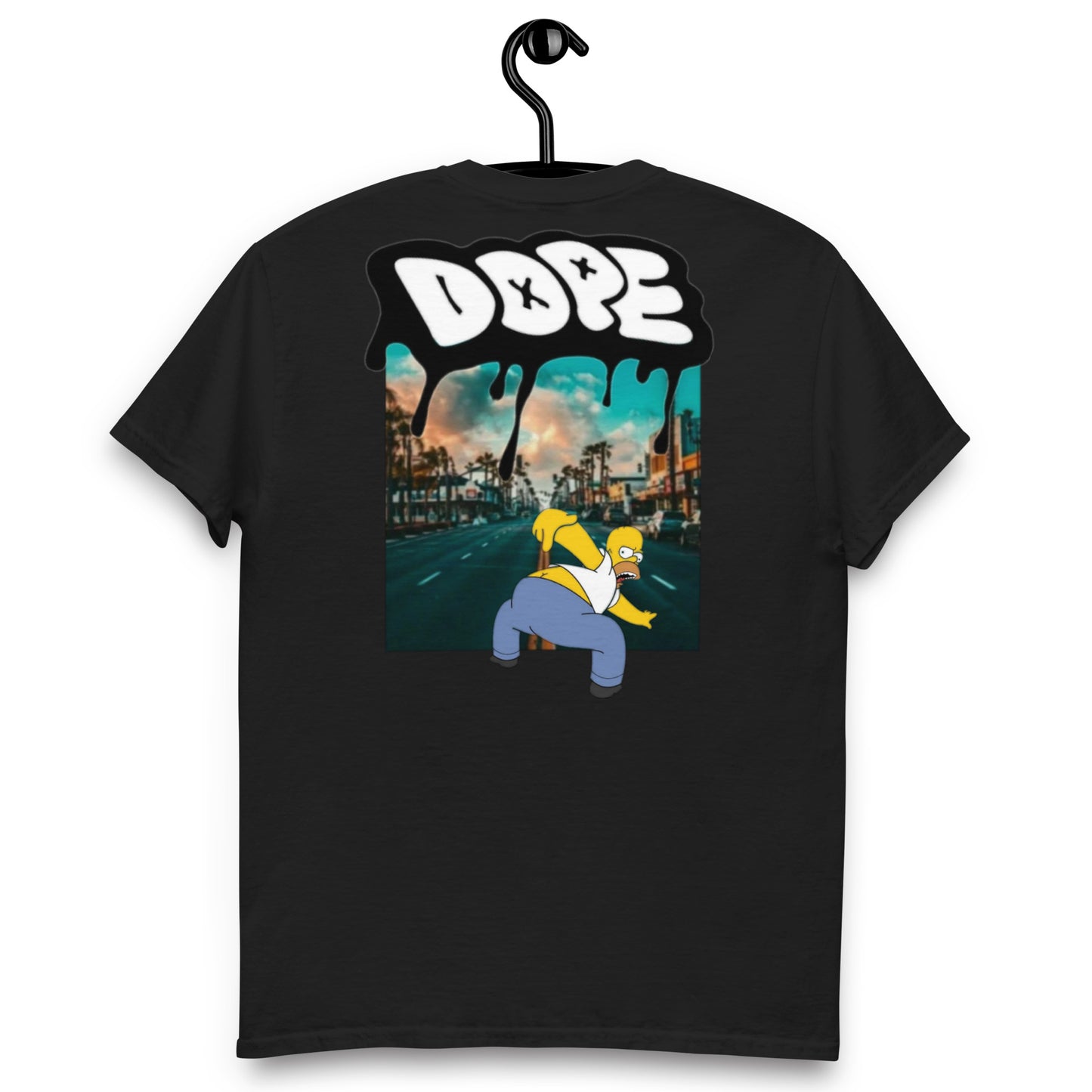 CAMISETA NEGRA MANGA CORTA DOPE 1999