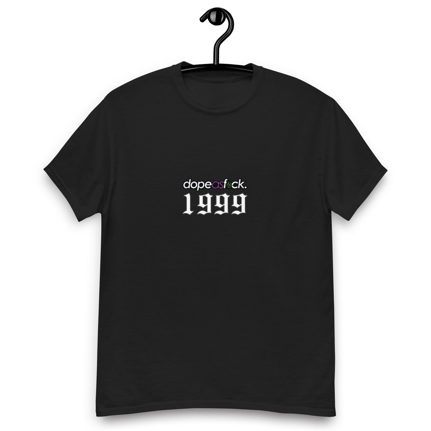 CAMISETA NEGRA MANGA CORTA DOPE 1999