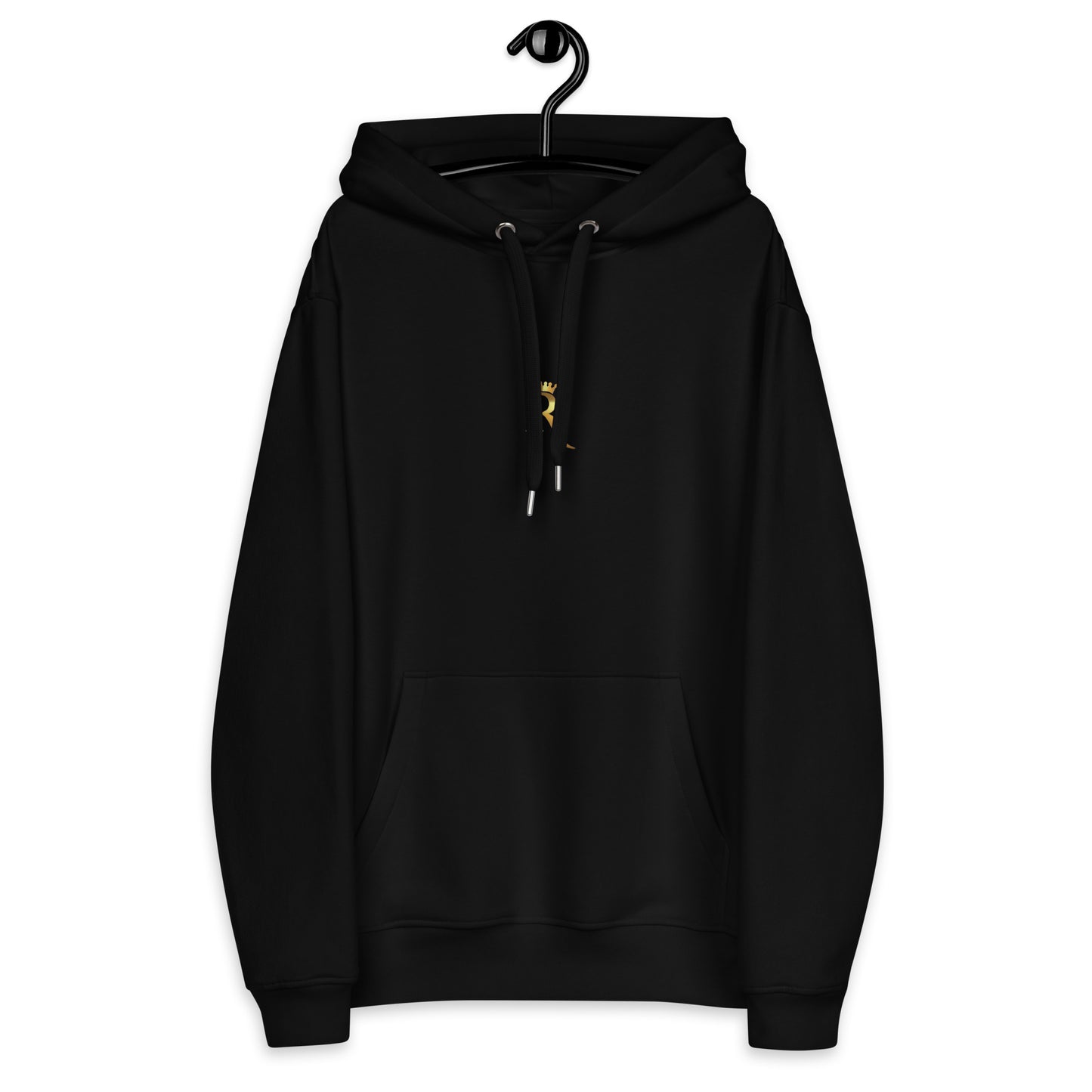 SUDADERA NEGRA CON CAPUCHA ( PREMIUM ) UNISEX