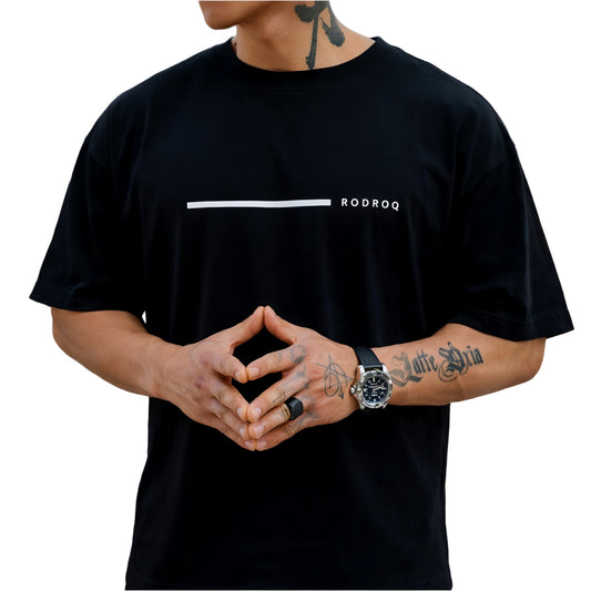 CAMISETA OVERSIZE BÁSICA NEGRA