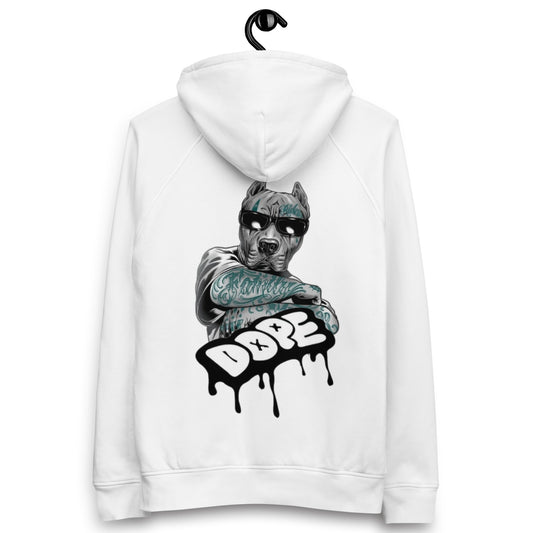 SUDADERA CON CAPUCHA BLANCA UNISEX